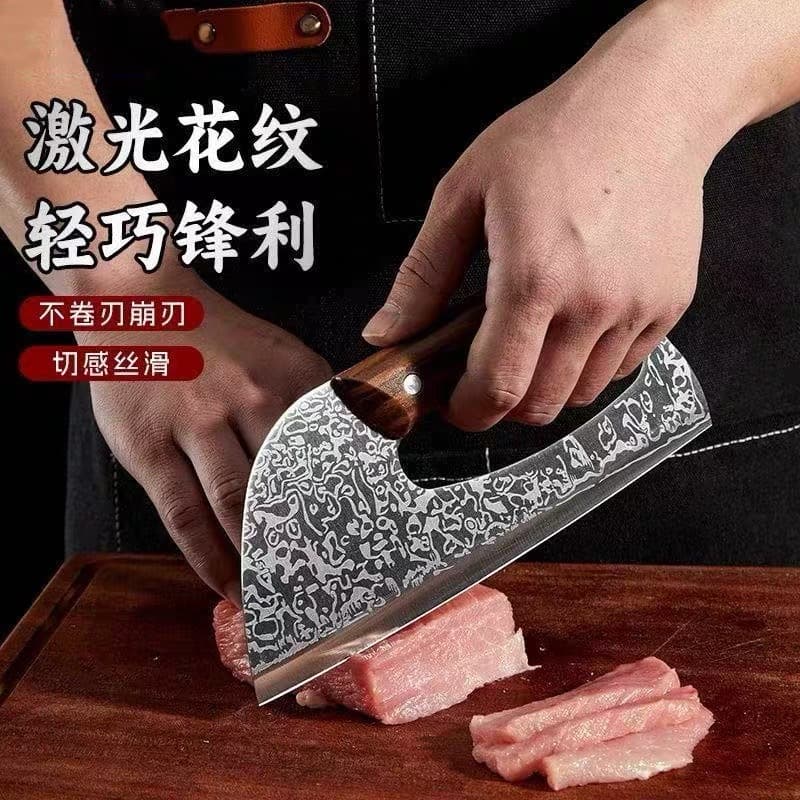 New Household Effort-Saving Chef Knife, Durable Stainless Steel Sharp Slicing Kitchen Knife, Hand-Forged Fish Head Knife for Women