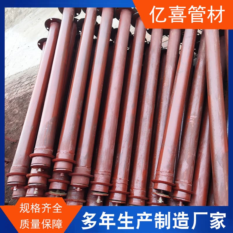 3-inch cast iron water outlet, agricultural irrigation integrated special-shaped direct plug drip irrigation steel outlet, flange outlet pile.