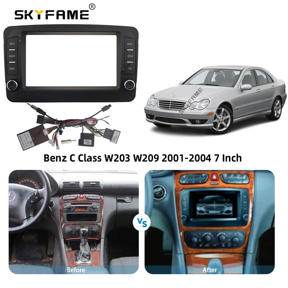 Versatile Frame Set 24 Styles Mercedes Vito Benz V260 W447 Modified Audio Navigation Frame Wire
