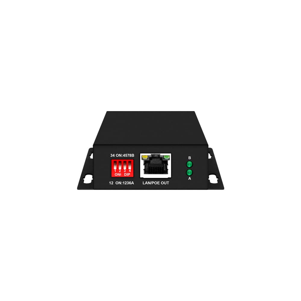 Single Port POE Extender & Injector, 100M, Compatible with 1236/4578