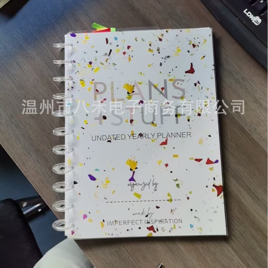 Cross-border new products 2025 LIFE PLANNER color planning book PLANS+STUFF notepad