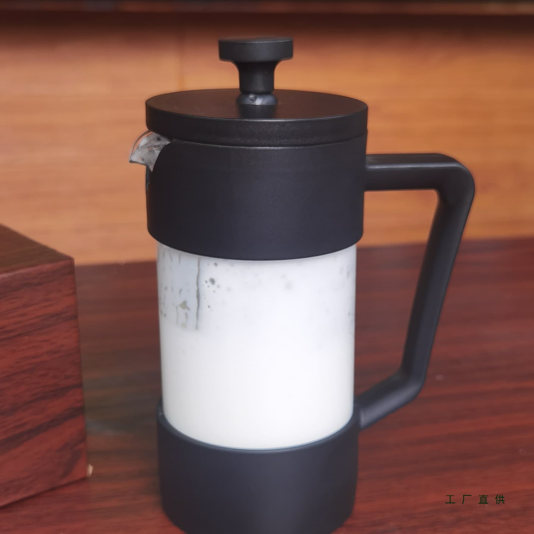 French Press Milk Frother Coffee Filter Pot Cold Brew Carafe Manual Drip Coffee Maker Tea Infuser