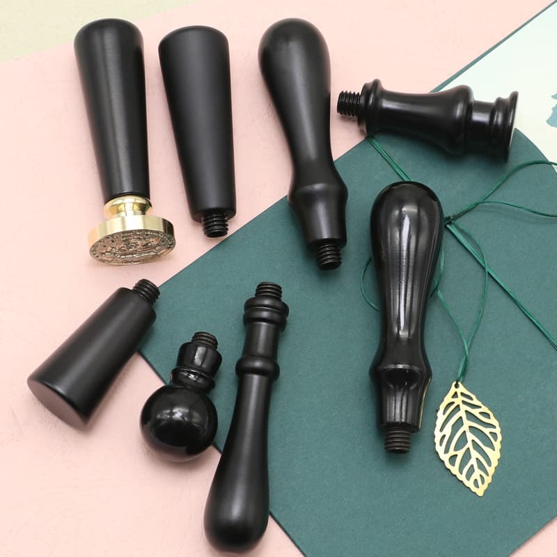 Rosewood Wax Seal Stamp Handle Vintage European Wooden Handle for Sealing Wax, Universal Stamp Head, Factory Wholesale