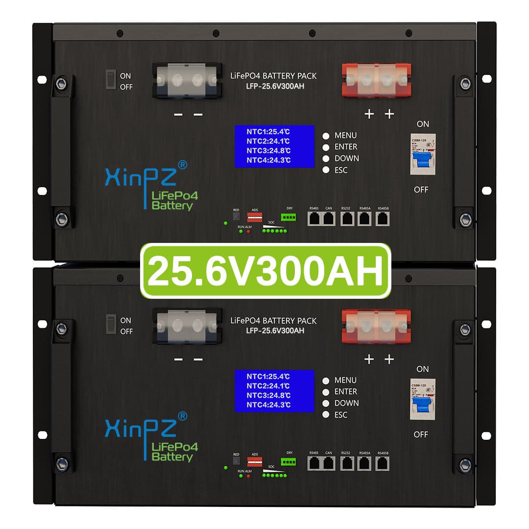 25.6v300AH lithium battery lithium iron phosphate energy storage battery solar photovoltaic power generation communication base station battery pack