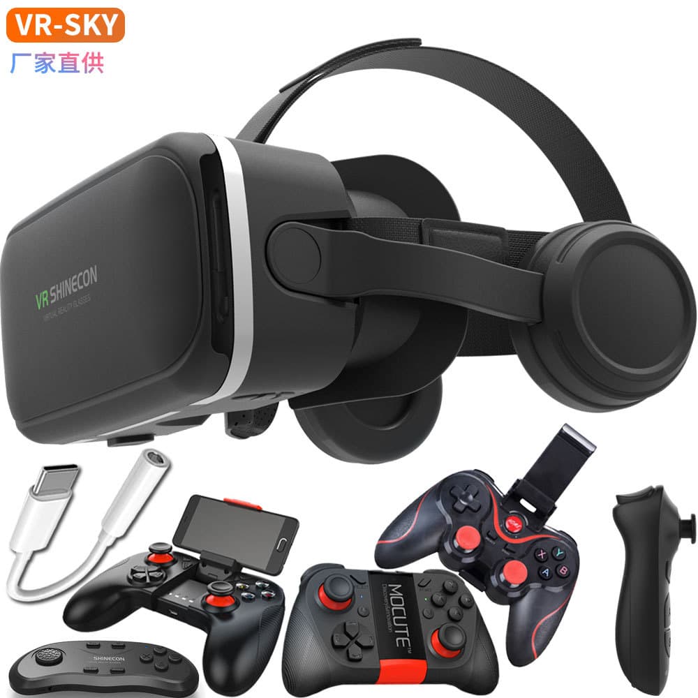 Cross-border Supply Qianhuan Magic Mirror 6th Gen Upgraded VR Glasses Immersive 3D Stereo Mobile Panoramic Virtual