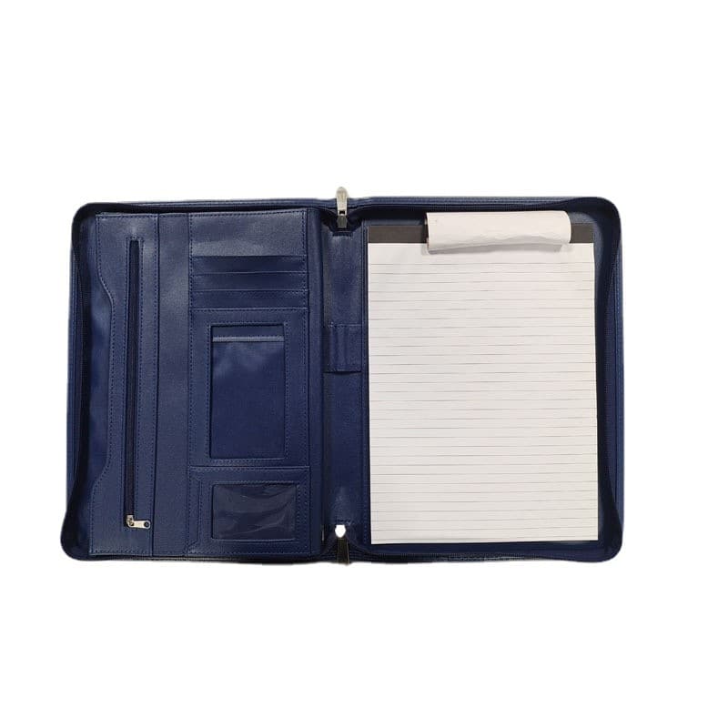 Custom Business Office A4 Ring Binder Multi-Function Leather Manager Folder Meeting Folder Office Signing Document Folder