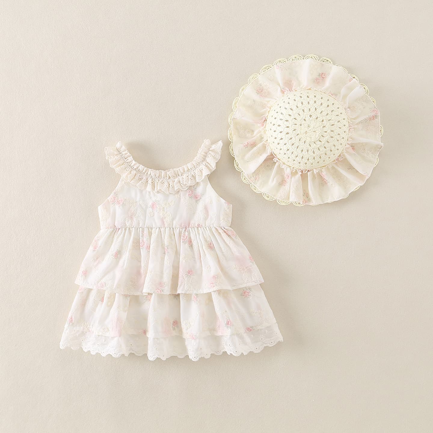 Baby spring 1 year old baby girl summer skirt cute floral triangle skirt princess beach suspender skirt summer style ha