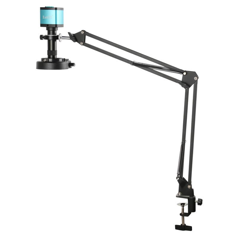 48MP HD HDMI/USB Industrial Camera with 130X Cantilever Stand for Laboratory Digital Video Microscope
