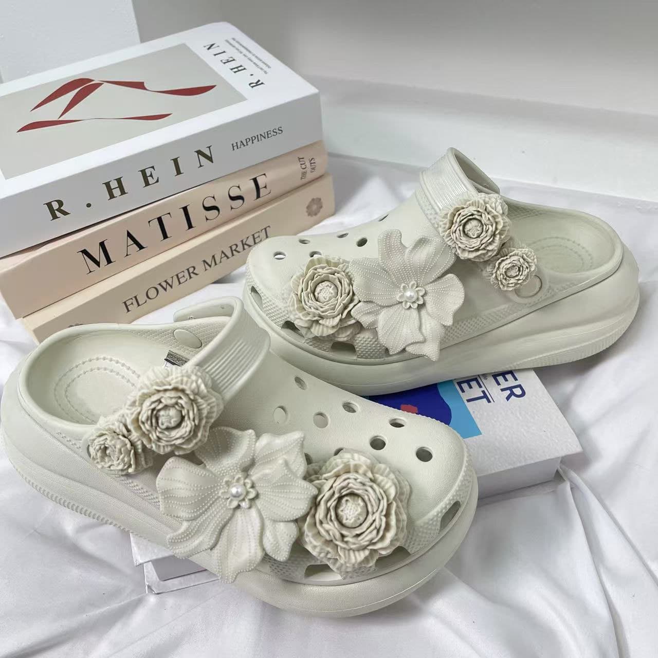 Bailu same style Crocs accessories Xiaohongshu same style bouquet shoe flowers Cross-border Zhibixing shoe buckles shoe accessories shoe flowers