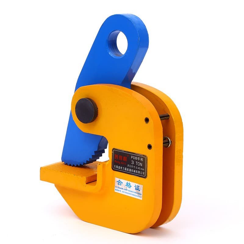Steel Plate Lifting Clamp Horizontal Type PDB Flat Lifting Clamp Steel Plate Lifting Clamp Steel Plate Clip Forged Lifting Clamp Hook