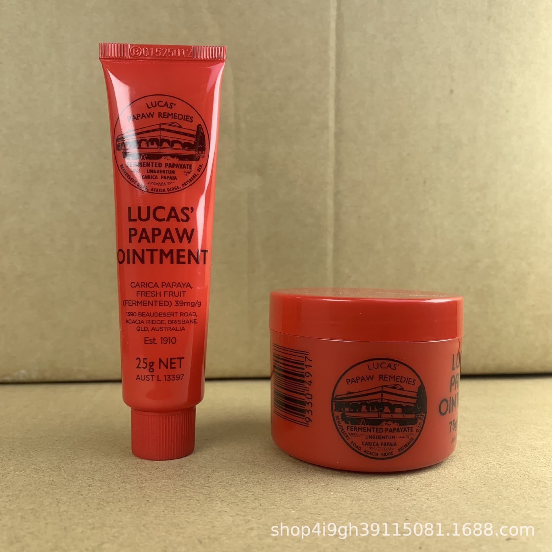 In Stock Australian Lucas Papaw Ointment Multipurpose Balm Lip Moisturizing Hand Cream Insect Bite Relief