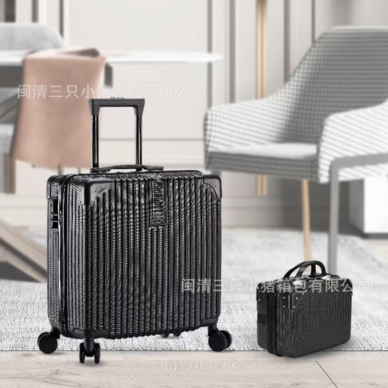 Luggage 5-Piece Set Manufacturer Password Suitcase Large Capacity 24-Inch Travel Case 26-Inch Bag 3-Piece Set Lightweight