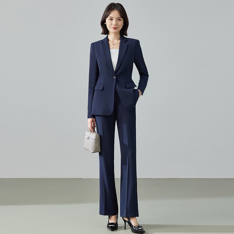 Navy Blue Suit Suit for Women 2025 New Spring & Fall High-End Formal Occasion Formal Business Suit Work Clothes