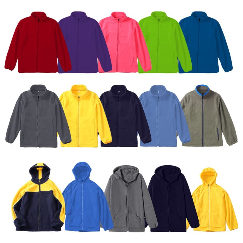 Three-in-one fleece-lined windbreaker jacket boys girls school uniform cardigan warm spring/autumn/winter children's coat campus style
