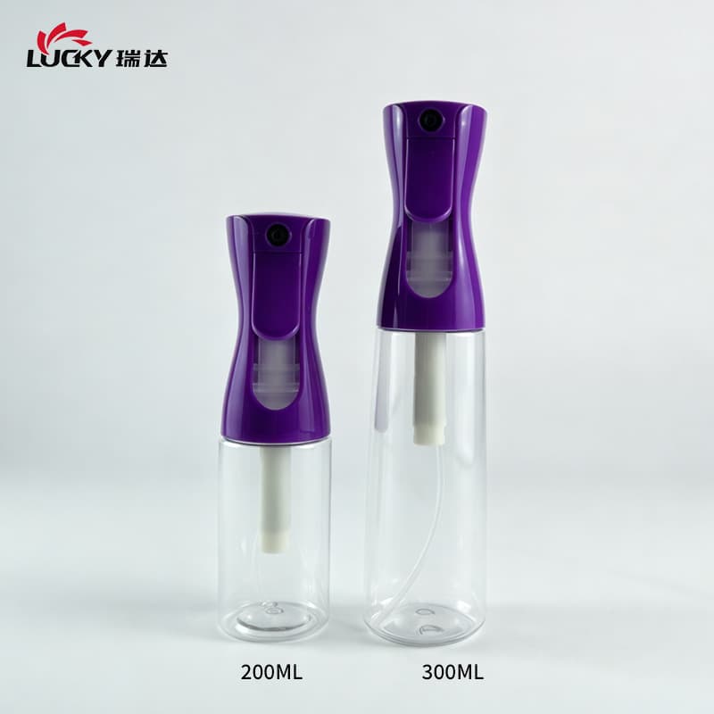 In Stock 200ml 300ml Continuous Spray Bottle Cosmetic Refillable Mist Bottle Plastic High-Pressure Hairdressing Alcohol Sprayer