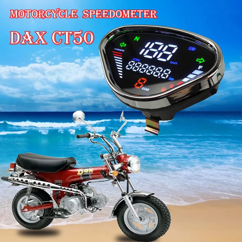 DAX CT50 motorcycle Jincheng 50 Giraffe 70 Monkey digital instrument assembly with tachometer modification meter