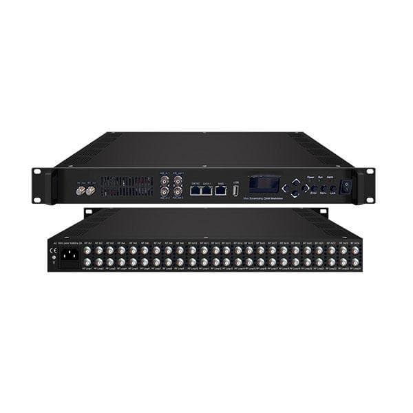 16 24 DVB-S2/T2/ISDB/ATSC/CTuner to Transmodulator