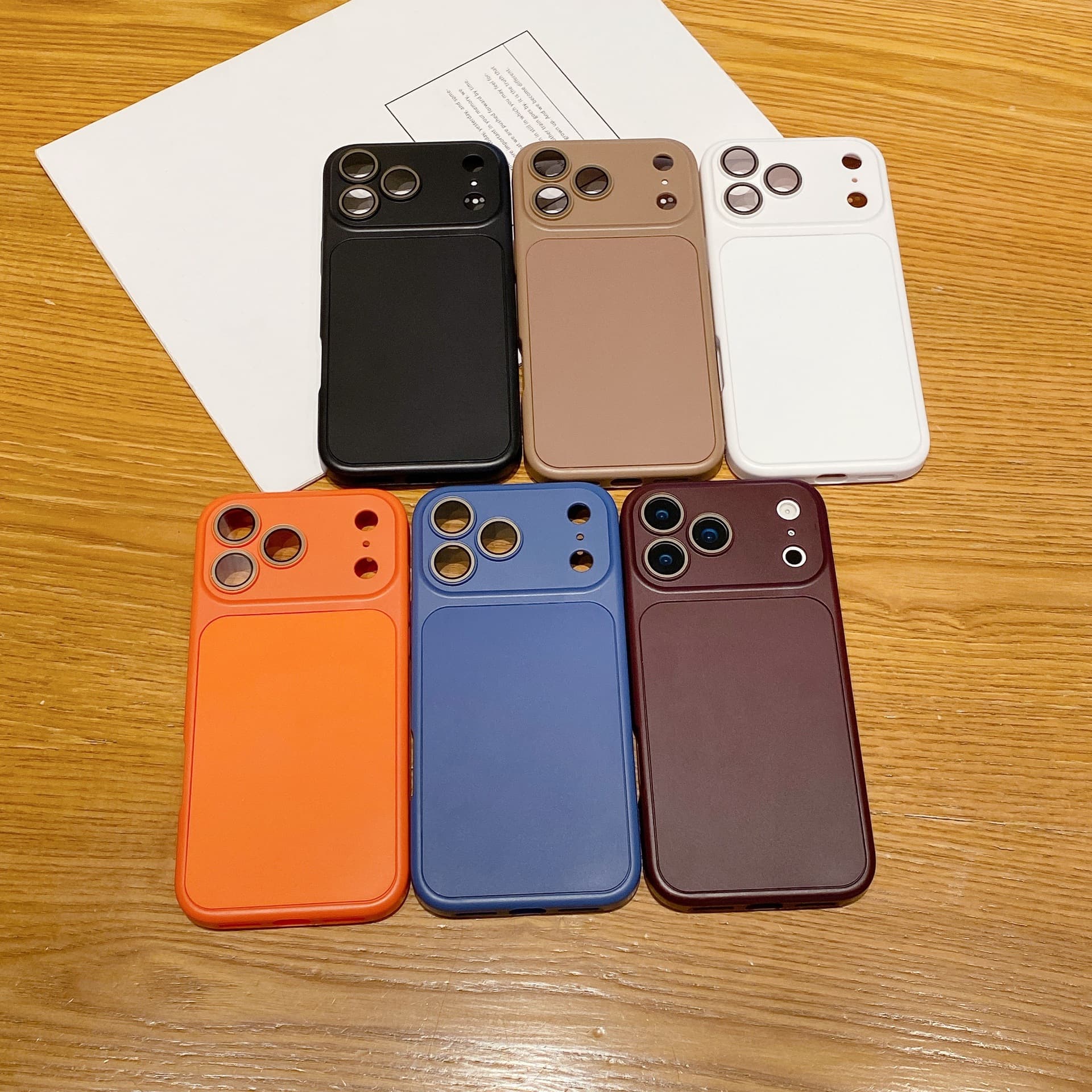 Frosted solid color instant 17 all-inclusive facial mask mobile phone case suitable for Apple iPhone 11 2-in-1 protective case