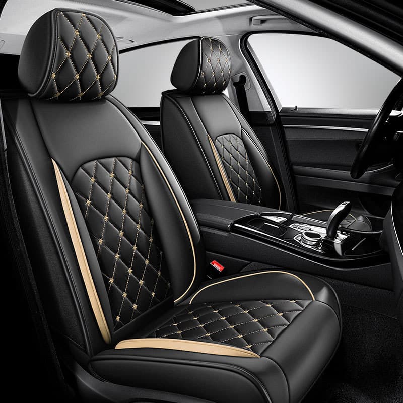 Cross-border Wholesale Diamond Pattern Car Seat Covers Full Wrap Seat Cushion Cover All-Season Universal Seat Cover