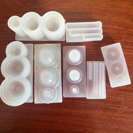 Silicone Mold Miniature Food Play Milk Tea Cup Translucent Mini DIY Mold Silicone Dollhouse Handmade Clay