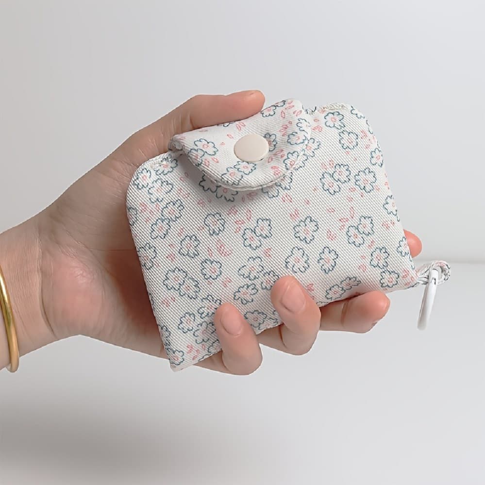 Coin purse women new student cute storage bag canvas fresh coin CDD card holder daily versatile