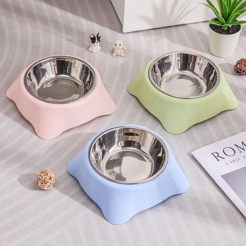 Stainless Steel Pet Bowl Non-Slip Dog Bowl Cat Bowl Pet Food Bowl Pet Supplies Water Bowl Dog Feeding Dish