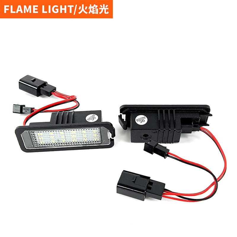 LED License Plate Light for Volkswagen Golf 5/6/7 Passat Phaeton Polo Scirocco Skoda