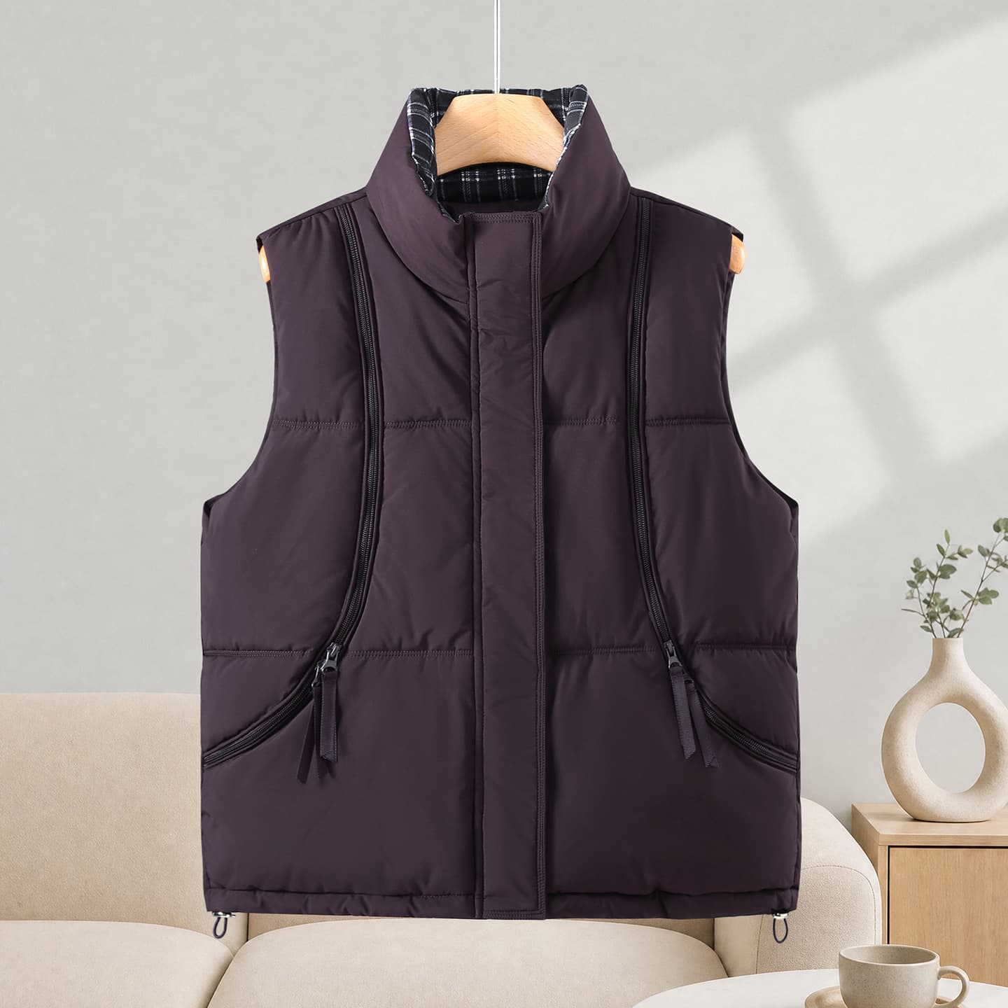 Cotton Vest Korean Style 2026 Fall Winter New Hooded Fashion Short Vest Sleeveless Vest Jacket Student Women