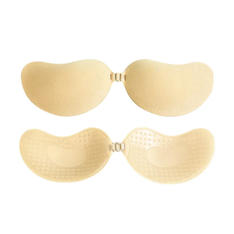 Invisible Bra Push-Up Mango Shape Nipple Covers Breathable Anti-Exposure Bio-Silicone Bra Mango Style Factory Wholesale