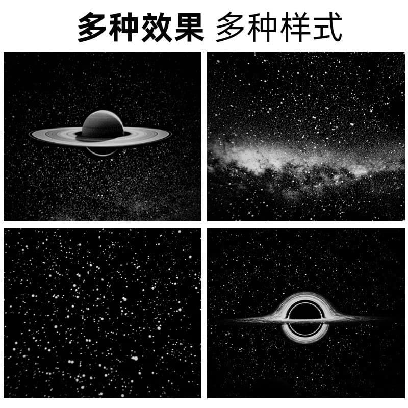 Cross-border Car Starry Sky USB Star Projector Light Ambient Light Car Interior Decoration Star Roof Projection Light
