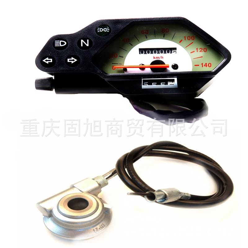 Off-Road Motorcycle Enduro Trail Mechanical Gauge Tachometer Small Meter Odometer Universal Modification
