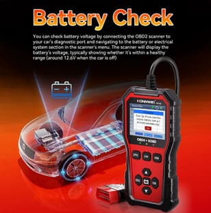 New KW340 OBD2 Car Engine Fault Diagnostic Fault Scanner Travel Computer