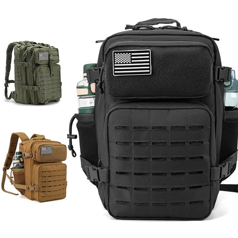 Outdoor Skiing Military Tactical Backpack Laser-Cut Shoulder Bag Multifunctional Sports Hiking Backpack Assault 3P Backpack