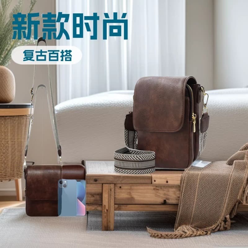 Women's Handbag 2026 New Style Crossbody Bag Fashion Vintage PU Versatile Shoulder Bag Hot Selling