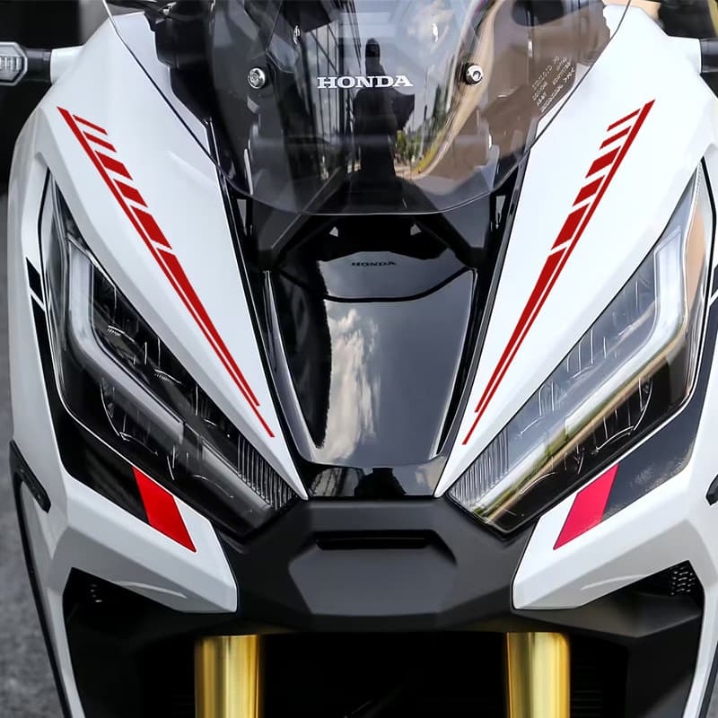 Cross-border Car Body Side Skirt Decal Motorcycle Custom Line Sticker Car Front Decoration Reflective Sticker