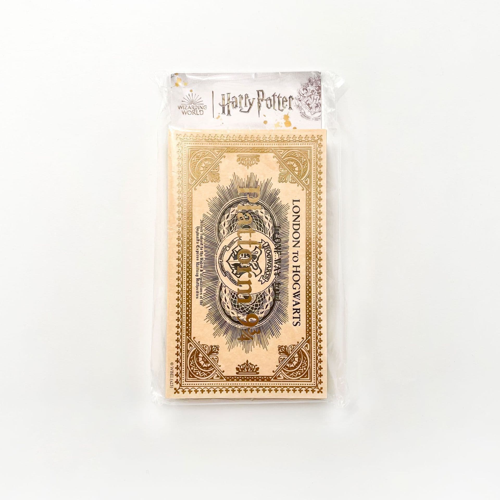 50 Harry Potter Tickets Hogwarts Magic Movie Anime Peripheral Gold Foil Tickets Cosplay Props