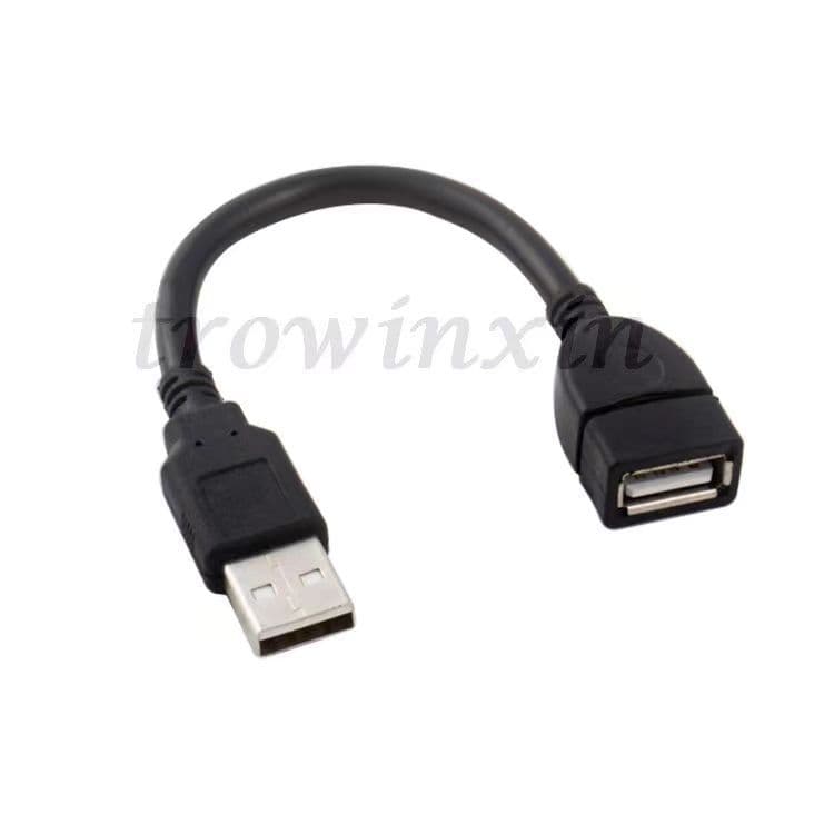 USB 2.0 Extension Cable Male to Female USB 2.0 Extension Data Cable 0.15 Meters