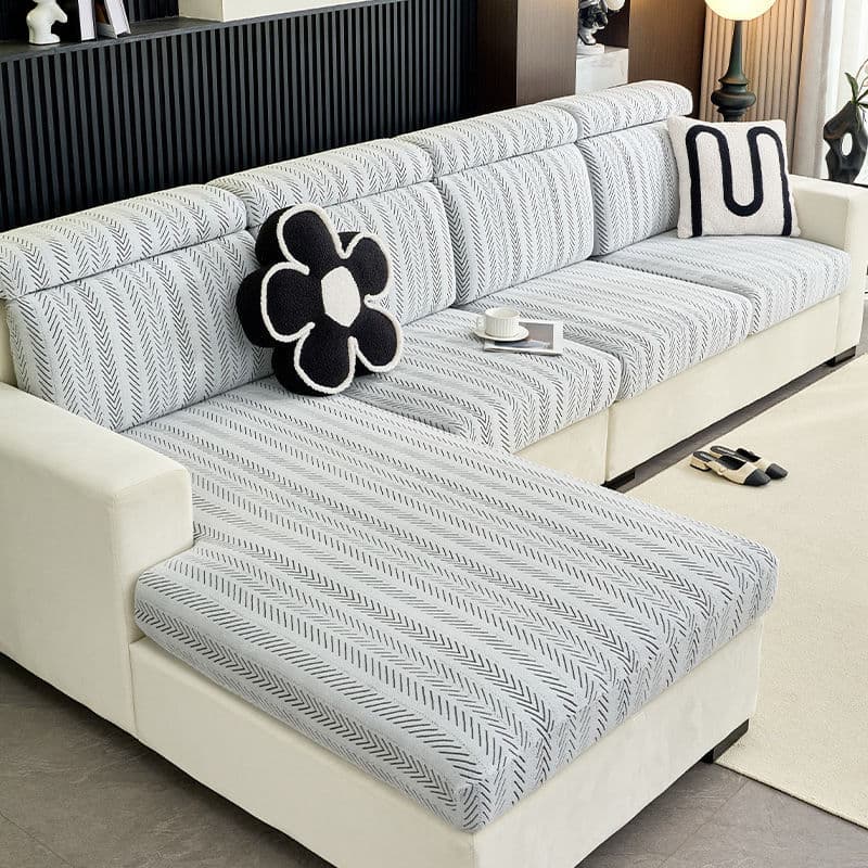 Full Coverage Elastic All-Season Universal Sofa Cover, New Style Simple Sofa Protector, High-End Anti-Cat and Anti-Slip