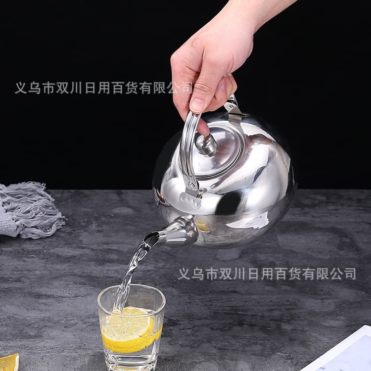 201 Non-magnetic Stainless Steel Miniature Kettle with Filter, Restaurant Teapot, Household Kettle, Noisy Kettle, Wholesale