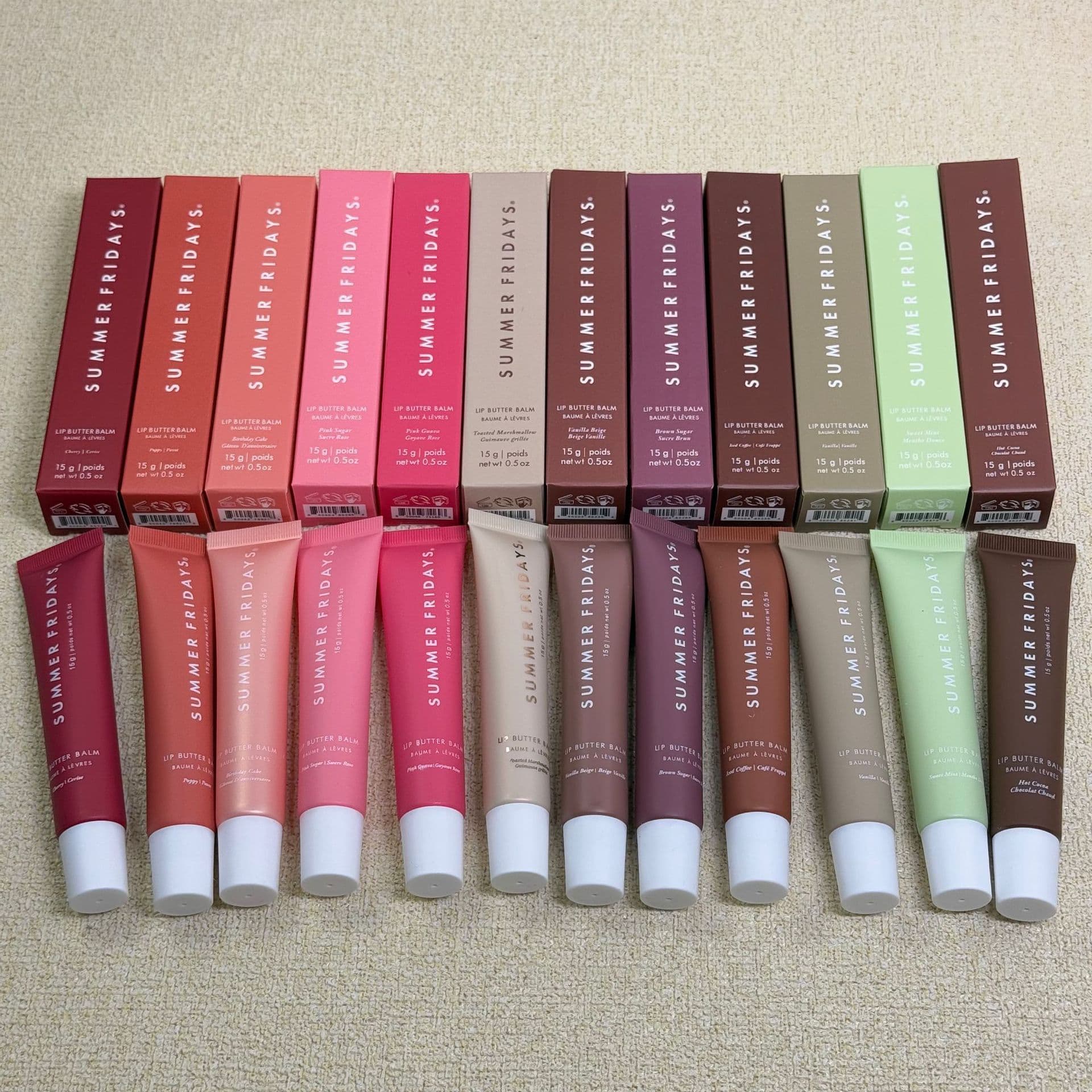 Cross-border summer fridays new colored lipstick lip gloss set lip oil lip gloss lip glaze sweet mint lipstick