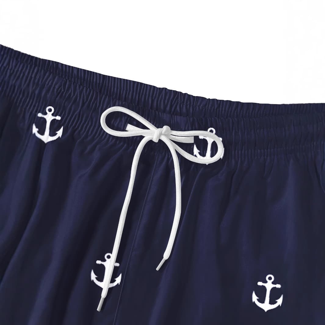 Hot-selling European and American cross-border men's shorts, customizable with LOGO, quick-dry single-layer beach shorts, four-point surf shorts, in stock