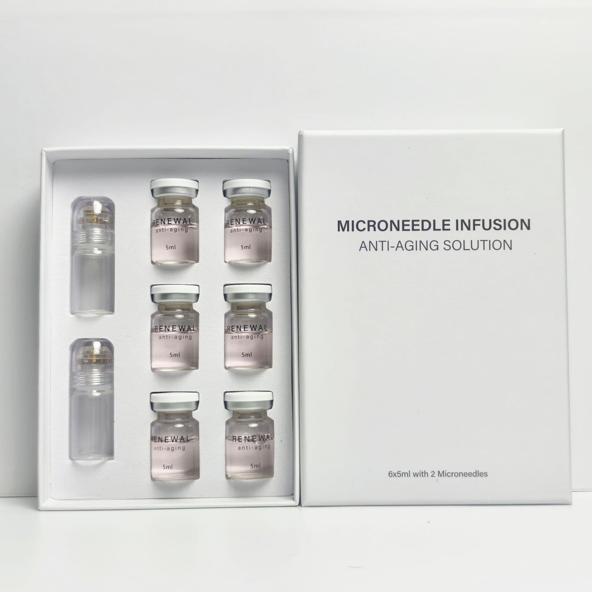 Cross-Border Hot Selling Microneedle Serum Microneedle Essence Kit Moisturizing Firming Fine Lines Serum Microneedle