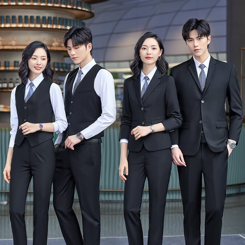 College Graduate Interview Formal Business Suit Unisex Long-Sleeve Suit Set Business Blazer Spring Autumn