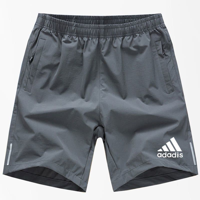 Men's athletic and casual shorts, summer wear, ice silk, quick-drying, five-point pants, loose fit, plus size, running and fitness shorts.