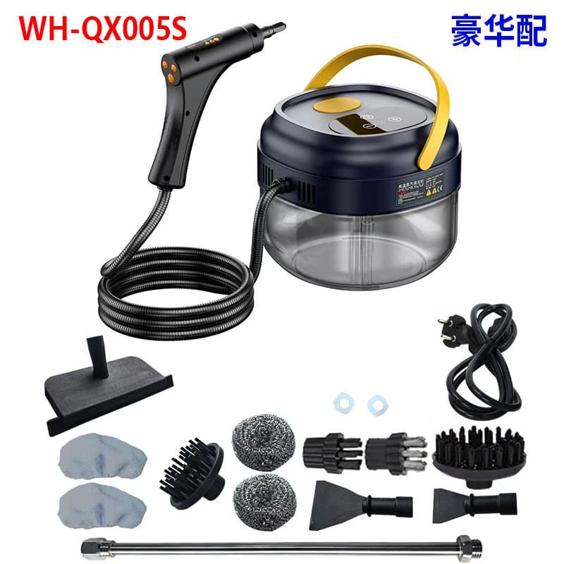 Remote Adjustable Stock US/EU High-Temperature Steam Cleaner High-Pressure Steam Cleaning Machine Touch Screen 1700ml