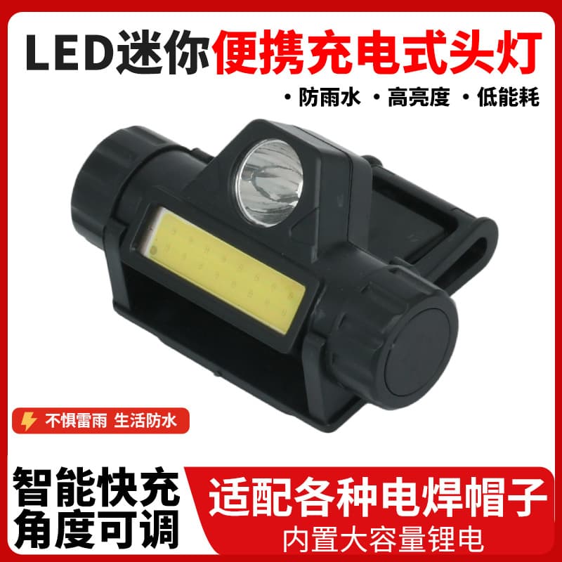 [Factory] Auto-Darkening Welding Helmet with Dedicated Headlamp Clip Base for Welding Goggles and Protective Face Shield