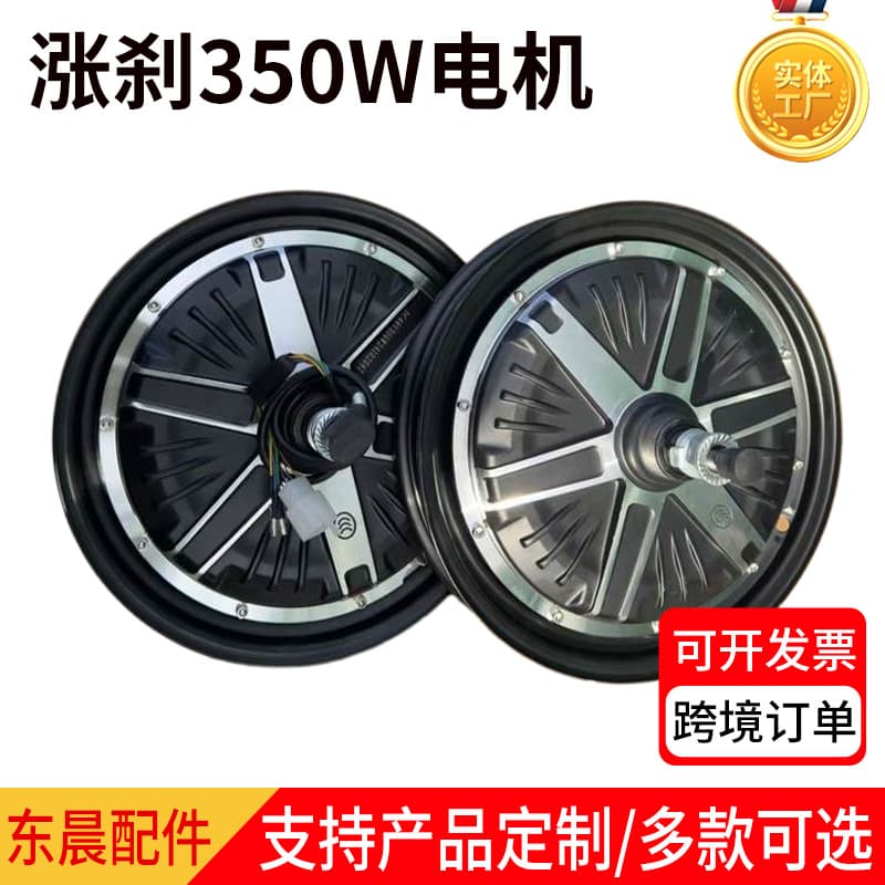 Factory Supply Lightweight Electric Vehicle Motor for E-Scooters, High Torque Hub Motor