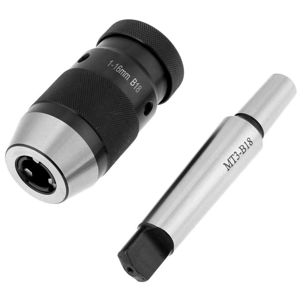 Manufacturer produces C20 Morse taper shank MTA1-A5 self-tightening/manual drill chucks with hardened finish. Bulk orders include free shipping.