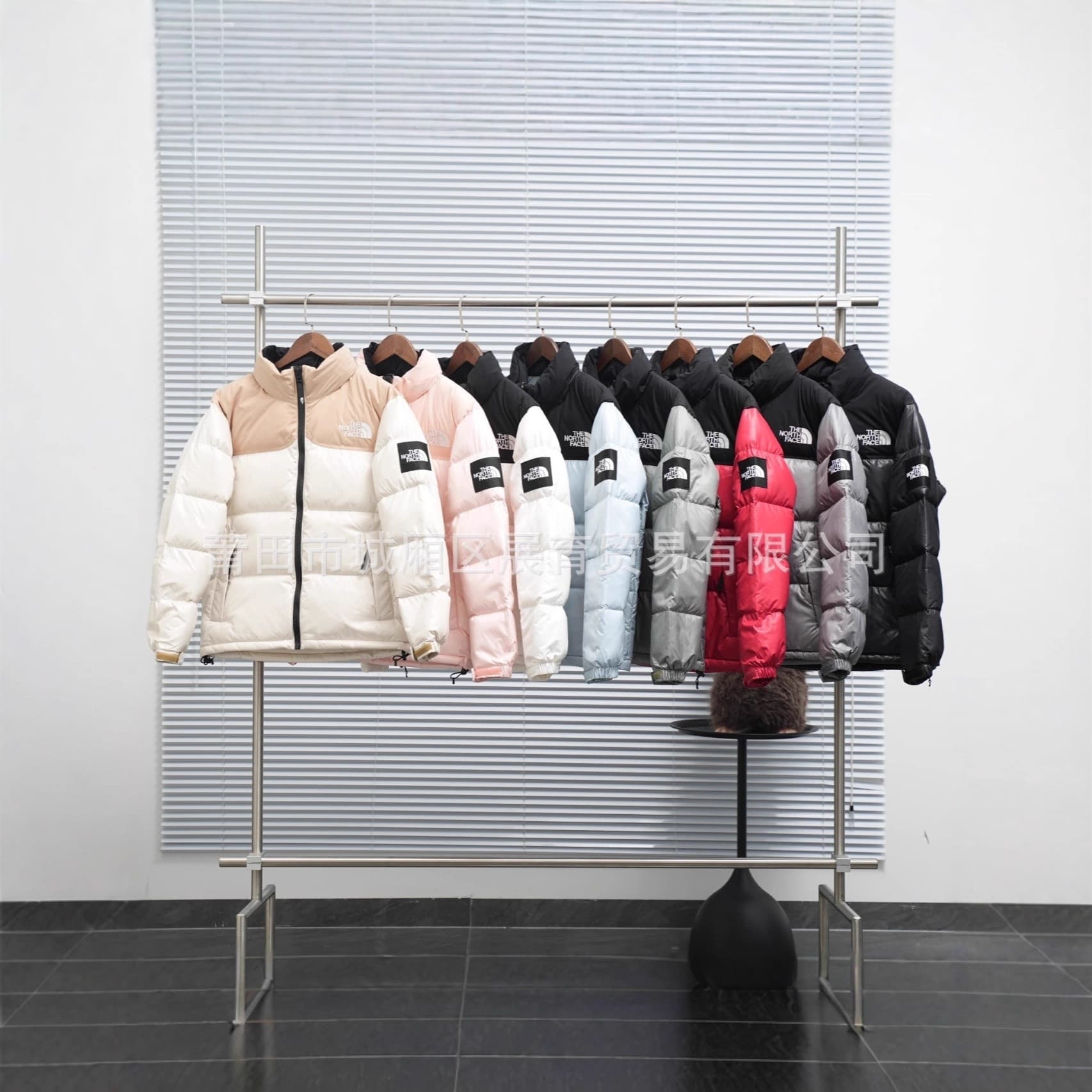 The North Face 2026 Fall/Winter New Arrival North Face 1996 Glossy Large Check Down Jacket Warm Puffer Coat Style