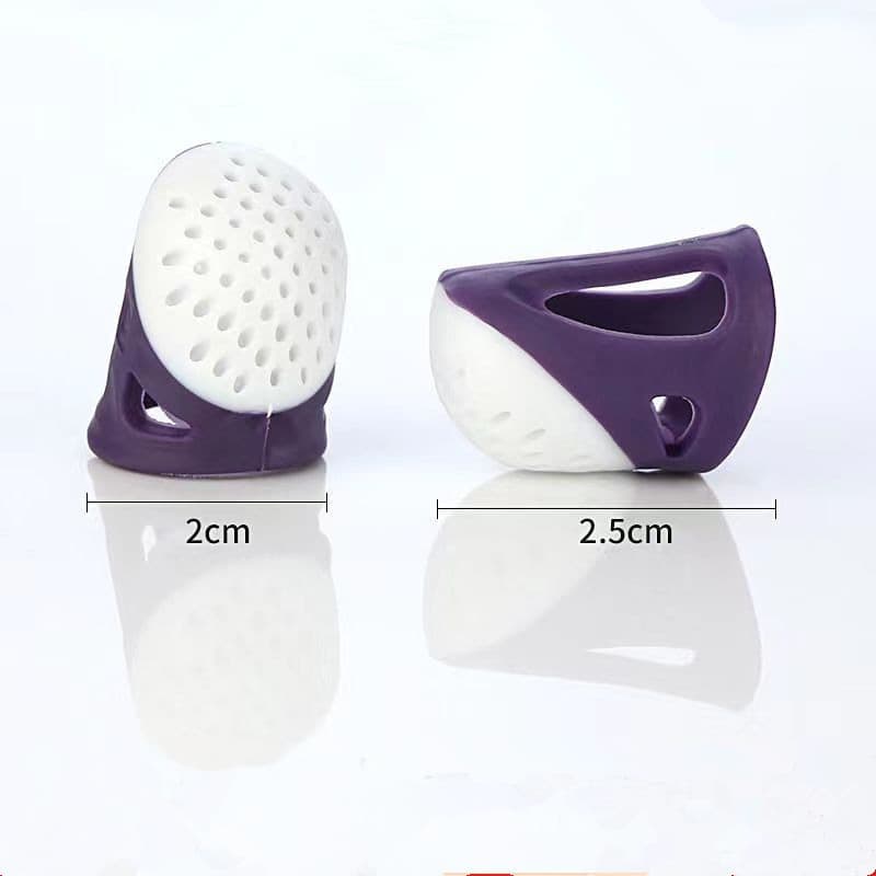 In Stock Wholesale Silicone Thimble Anti-Prick Finger Set, Finger Set Thimble, Plastic Thimble, Nail Thimble, Sewing Tools